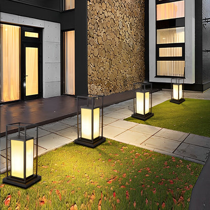 Lampe Terrasse Étanche en Inox, LED Chauffée