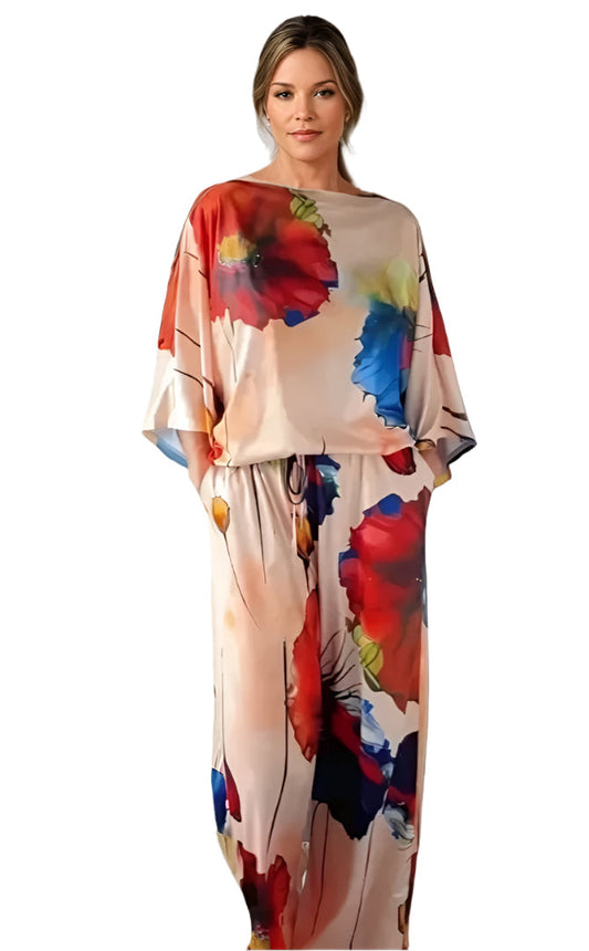 Ensemble Floral Décontracté - BlxckFR