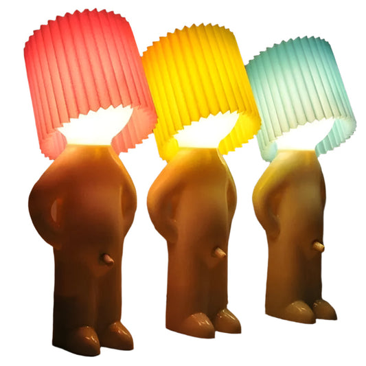 Lampe Décoration Originale avec Abat-jour Texturé - BlxckFR