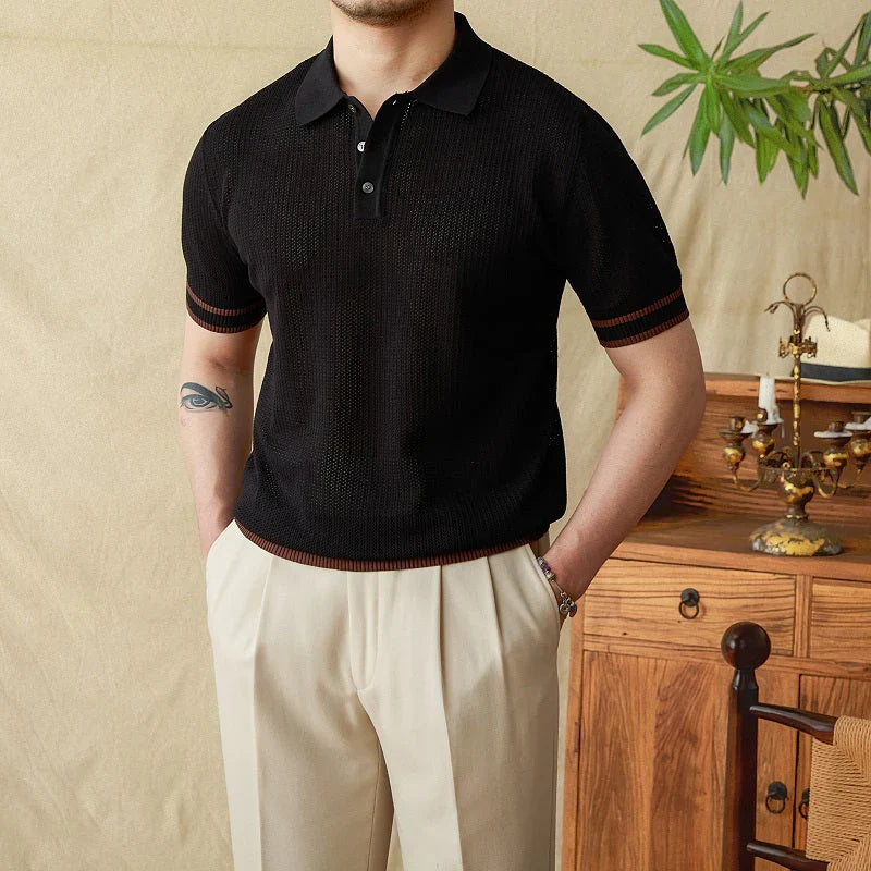 Polo Coton Raffiné Homme Élégant - Foivo