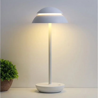 Lampe de Table Élégante Rechargeable, Design Nordique Moderne, LED Réglable