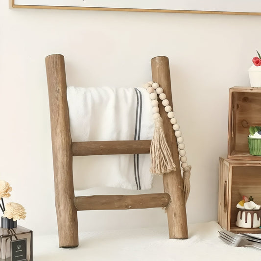 Étagère à serviettes en bois massif - BlxckFR
