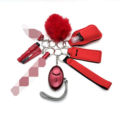 Kit de Sécurité Féminin - Ensemble 9 Pièces avec Alarme Sonore
