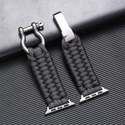 Bracelet Sport pour Apple Watch - Étui Cuir Resistant et Réglable
