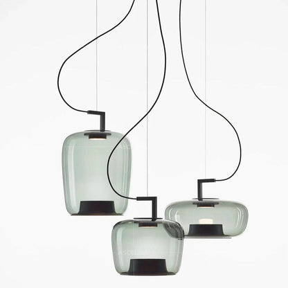 Lampe Suspendue Élégante LED – Luminaire Chic en Verre et Métal pour Intérieur - Foivo