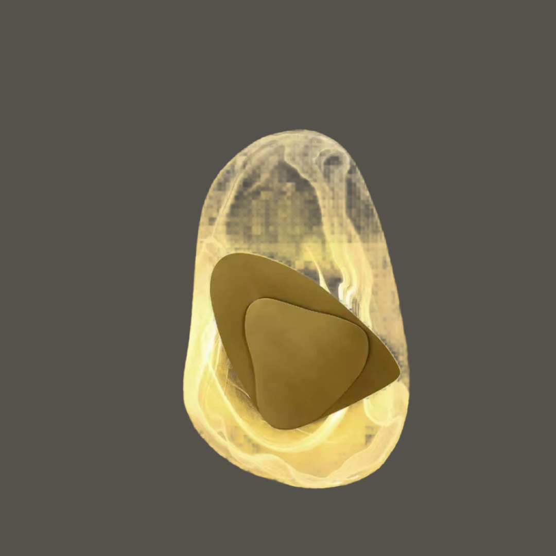 Lampe Murale LED Design Élégant en Verre
