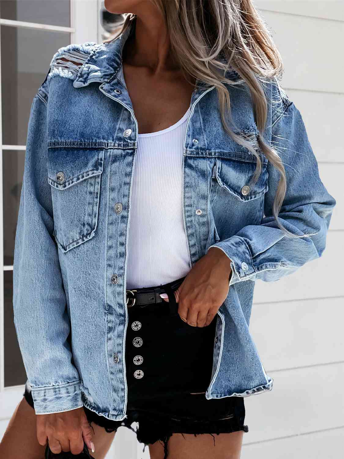 Veste Jeans Féminine élégante