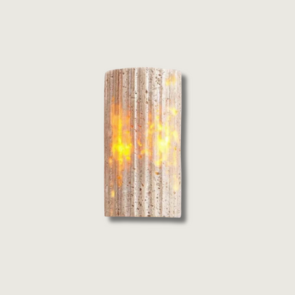 Lampe Murale en Pierre | Éclairage Chic et Résistant - Foivo