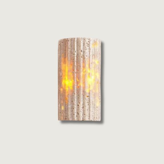 Lampe Murale en Pierre | Éclairage Chic et Résistant - Foivo