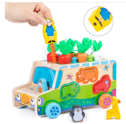 Jeu Éducatif Bois Enfant Curieux