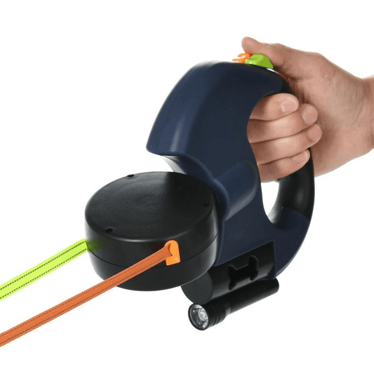 Laisses Réglables pour Chien | Éclairage LED et Pivot 360° - Foivo