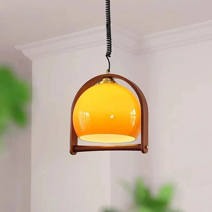 Lampe Suspendue Bois Chic Rétro - Foivo