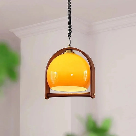 Lampe Suspendue Bois Chic Rétro - Foivo