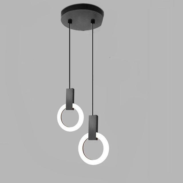 Lampe Suspendue Élégante en Acrylique pour Intérieur