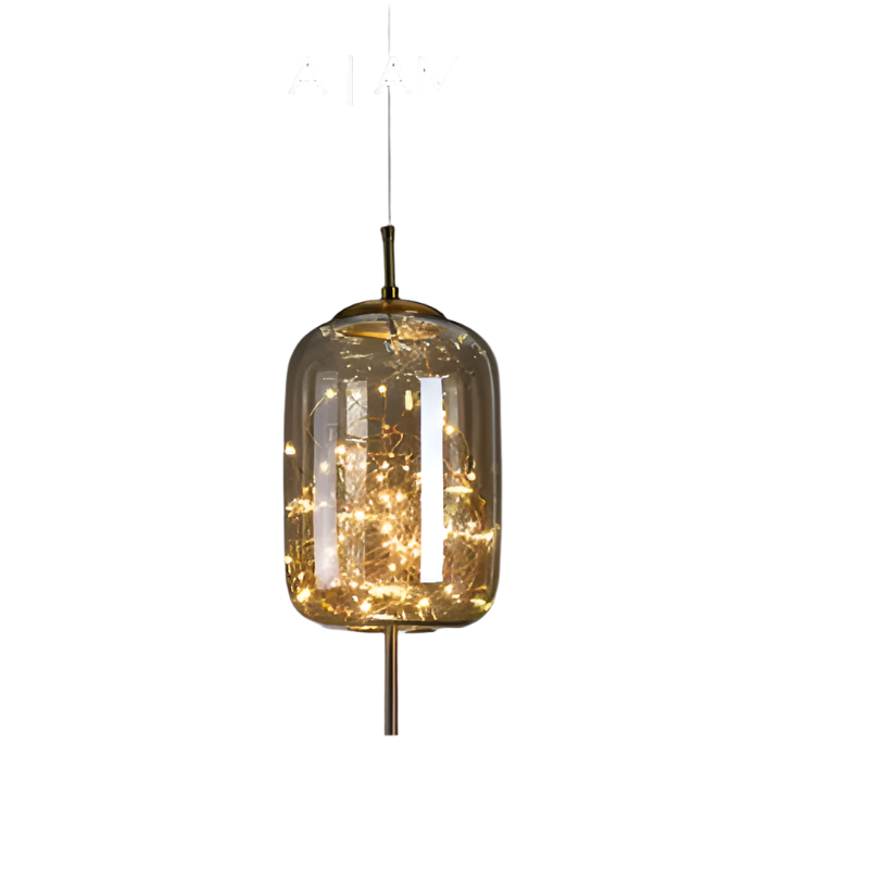 Lampe Plafond Design Verre Fumé LED