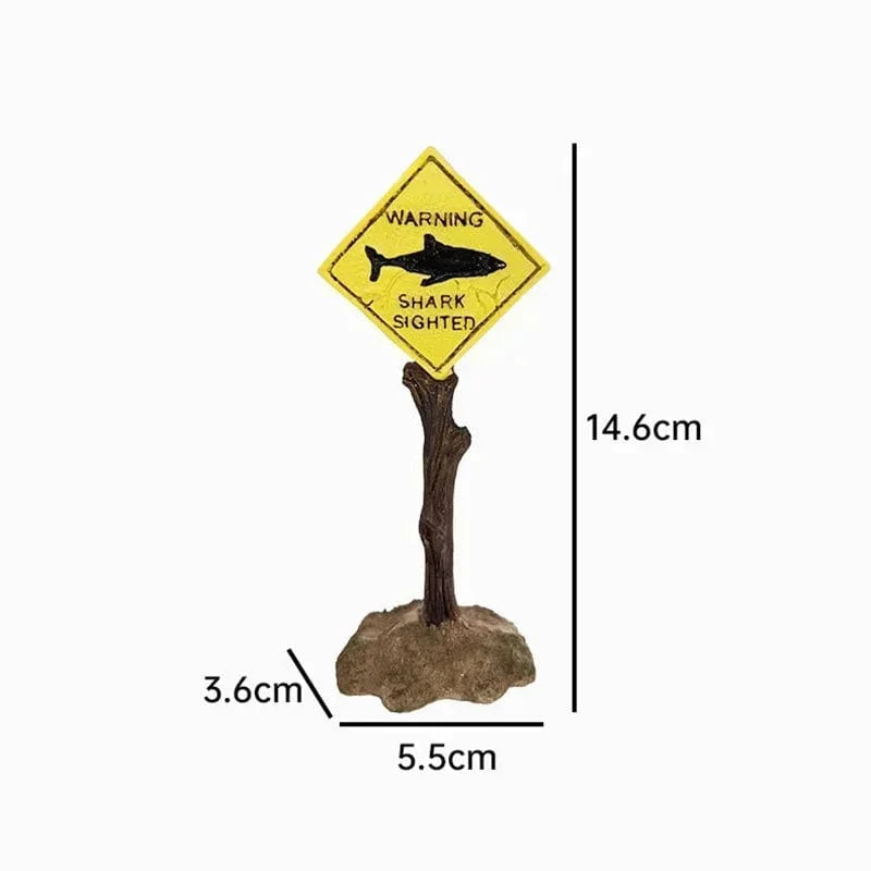 Accessoire Aquarium Panneaux de Requin Décoratifs 1