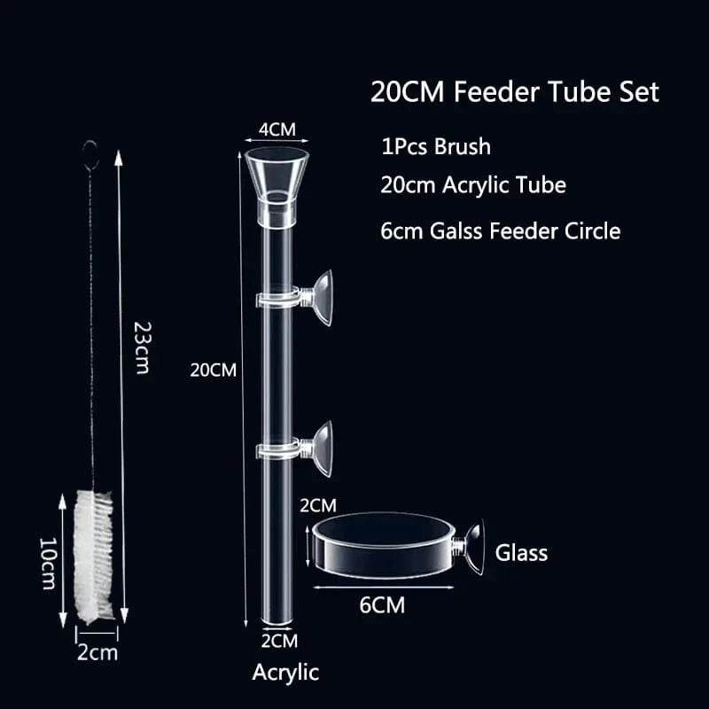 Accessoire d'alimentation pour Aquarium Transparent 8