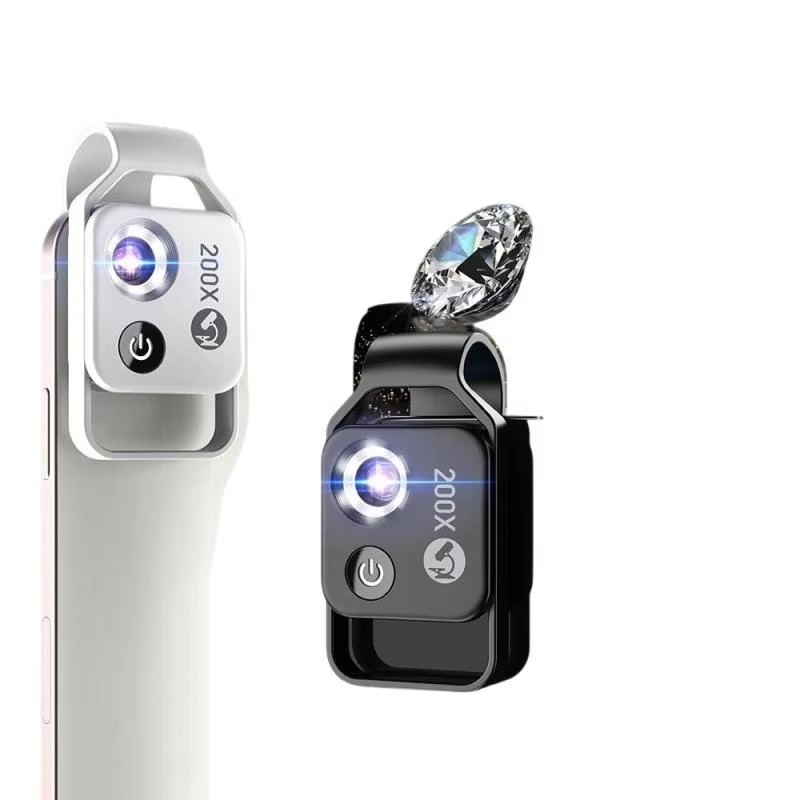 Accessoire de Microscope pour Smartphone Zoom 200X 3