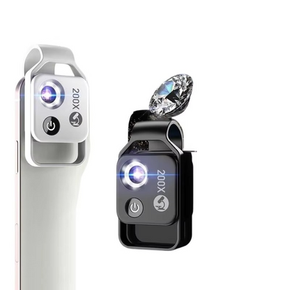 Accessoire de Microscope pour Smartphone Zoom 200X 3