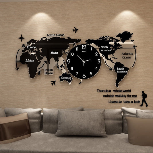 Horloge Murale Design 3D Déco Moderne - Foivo