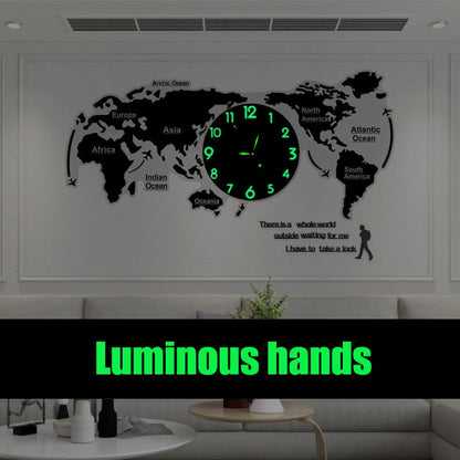 Horloge Murale Design 3D Déco Moderne