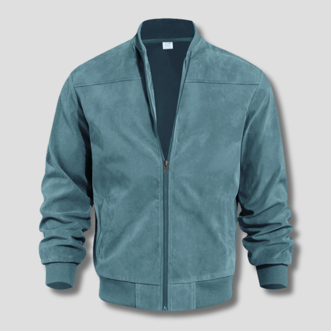 Veste Bomber Homme Élégante à Manches Ribées