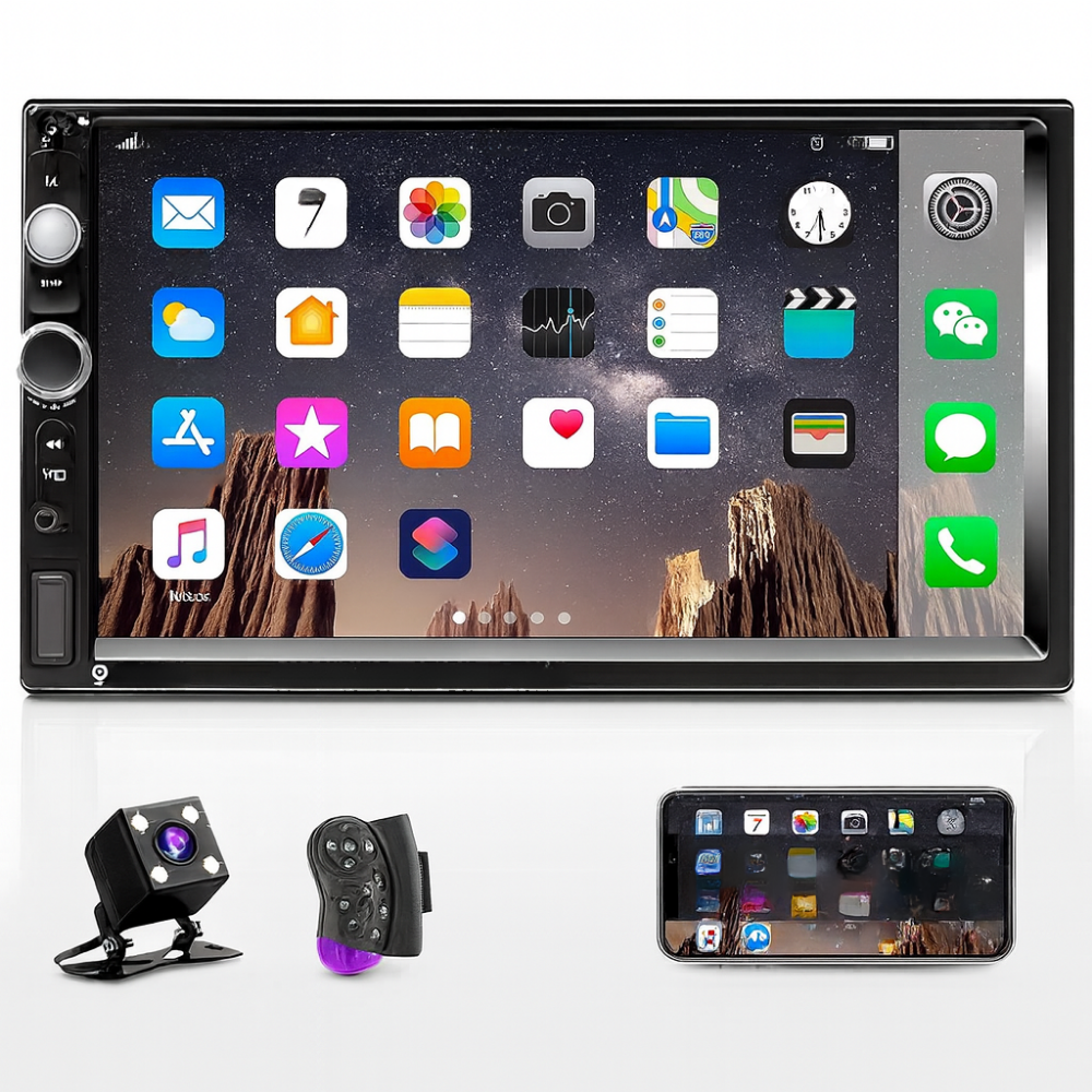Autoradio Bluetooth Écran Tactile Haut-Parleur - BlxckFR