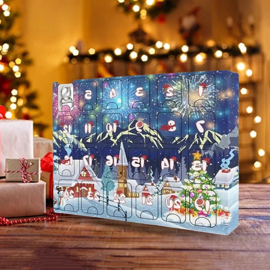 Calendrier de l'Avent Puzzle Métal Éducatif - Foivo