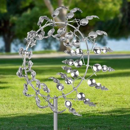 Girouette Éolienne Métal Extérieur Décor Jardin