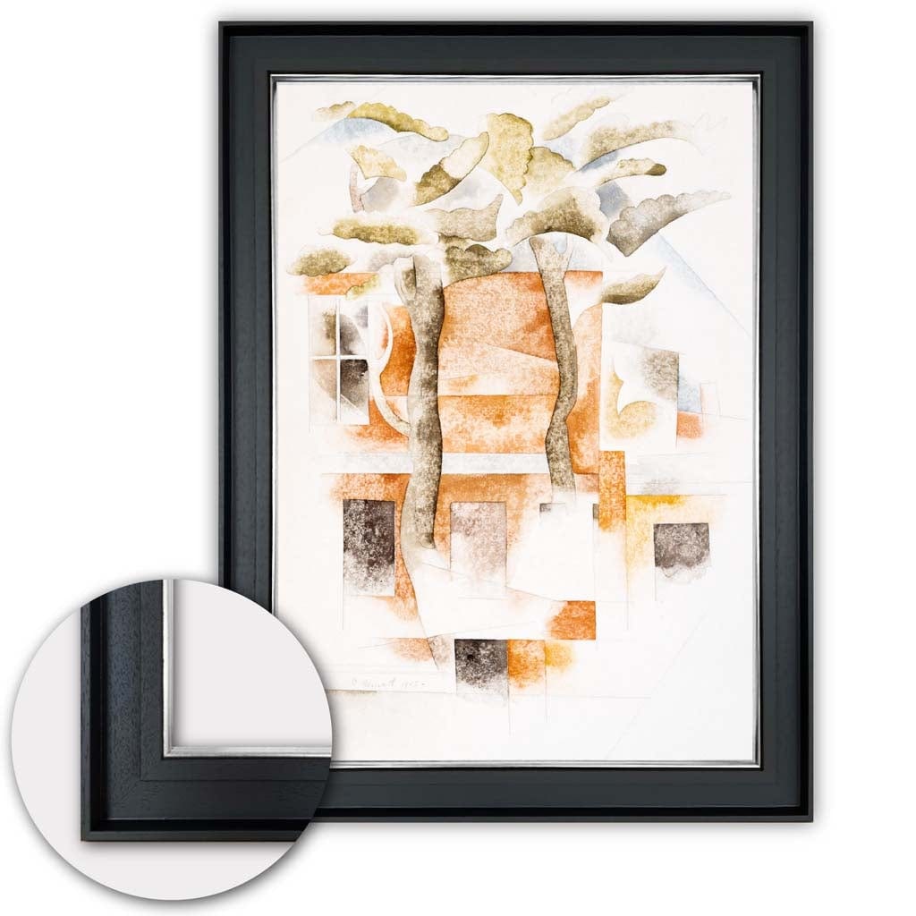 Affiche Art Charles Demuth Maisons Aux Bermudes Cubisme 2