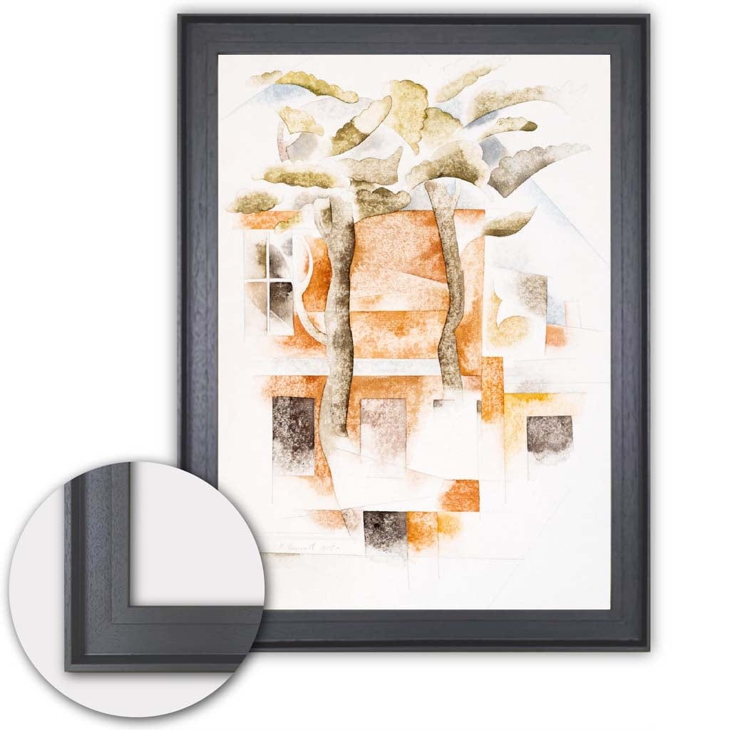 Affiche Art Charles Demuth Maisons Aux Bermudes Cubisme 4