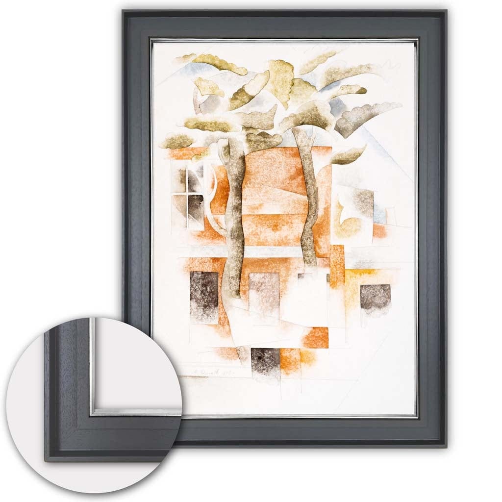 Affiche Art Charles Demuth Maisons Aux Bermudes Cubisme 5