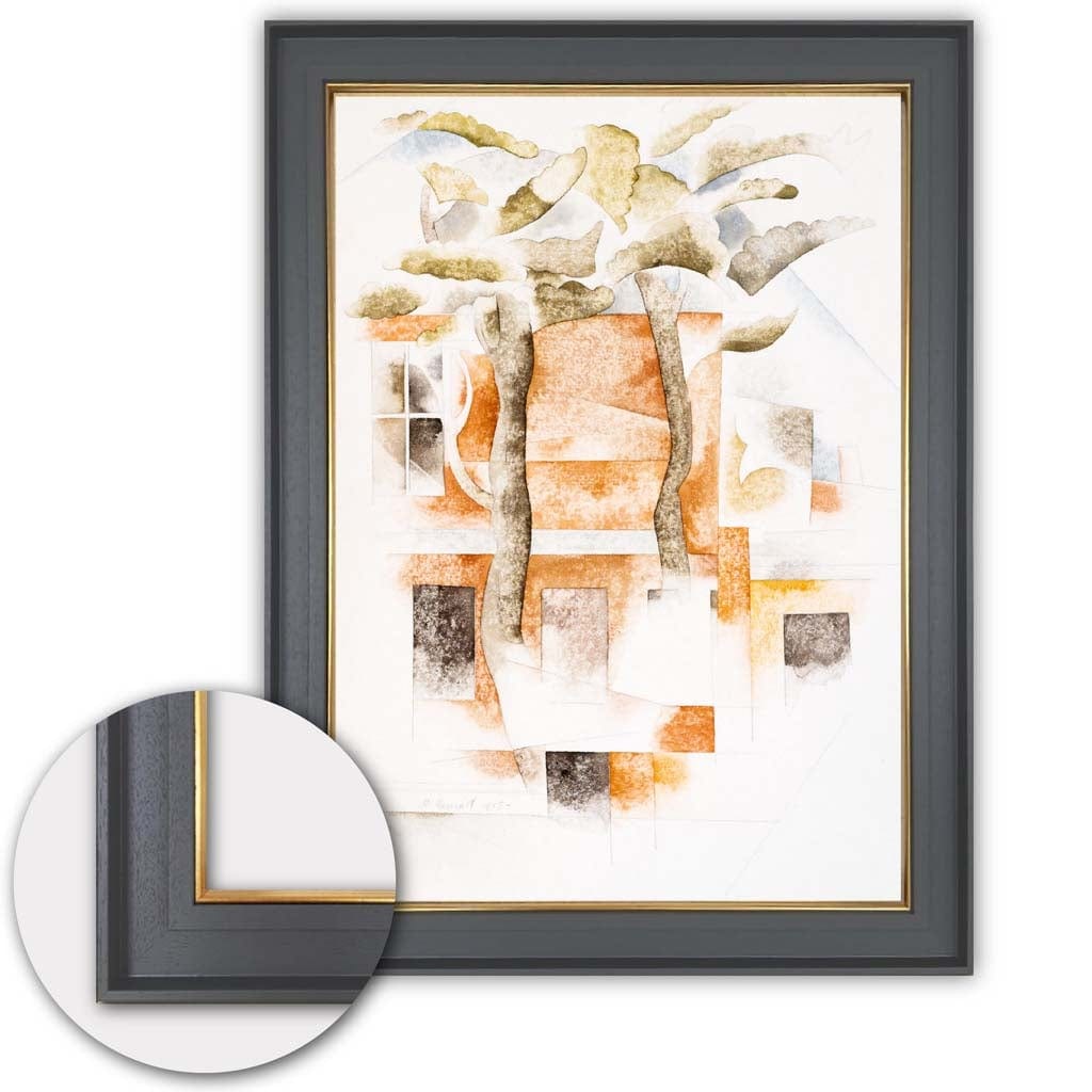 Affiche Art Charles Demuth Maisons Aux Bermudes Cubisme 6