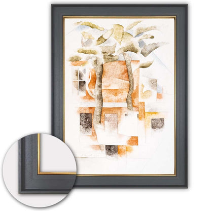Affiche Art Charles Demuth Maisons Aux Bermudes Cubisme 6
