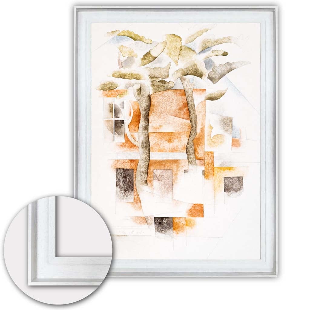 Affiche Art Charles Demuth Maisons Aux Bermudes Cubisme 7