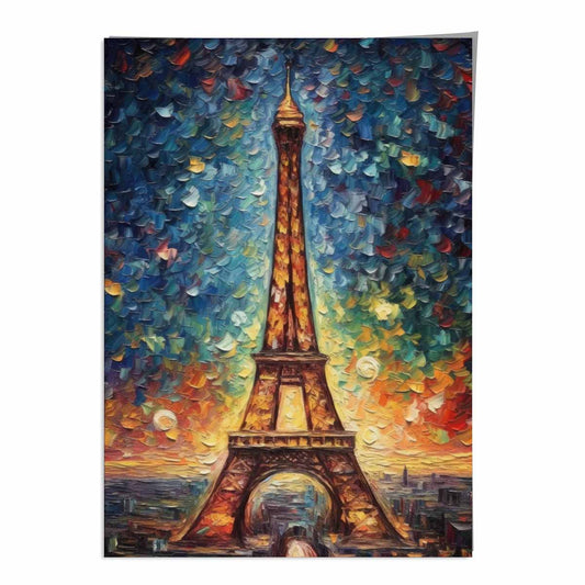 Affiche Décorative Tour Eiffel Papier Mat Format Standard - Foivo