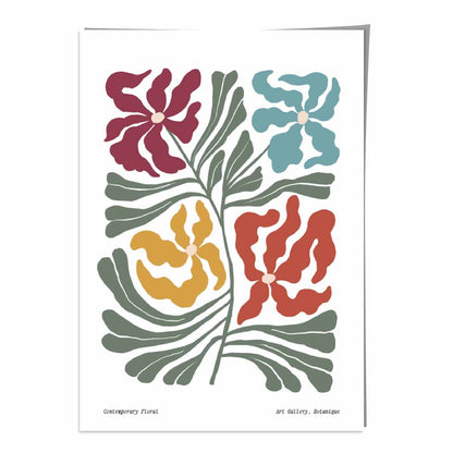Affiche Murale Botanique Style Boho Contemporain - Foivo