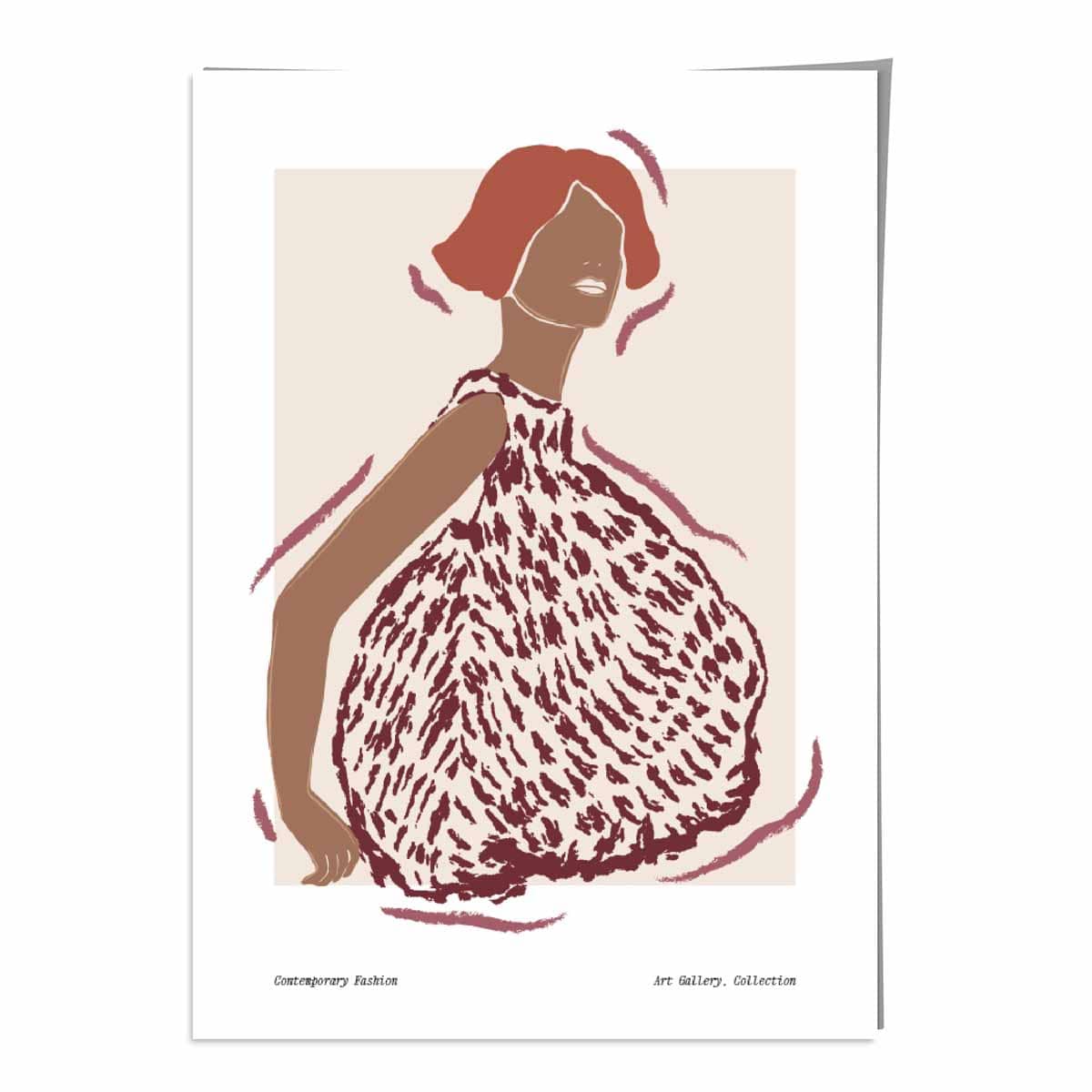 Affiche Femme Design Contemporain Moderne - Foivo