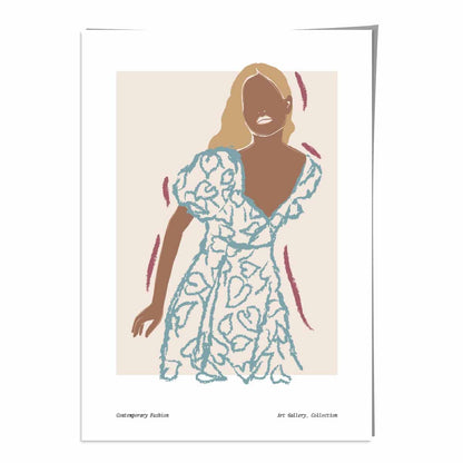 Affiche Femme Art Moderne Design Contemporain - Foivo