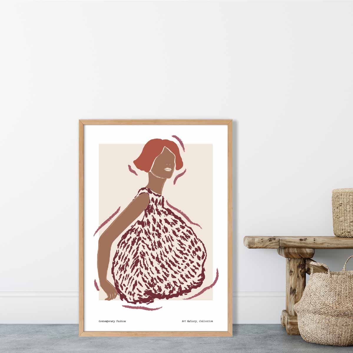 Affiche Femme Mode Contemporaine 1