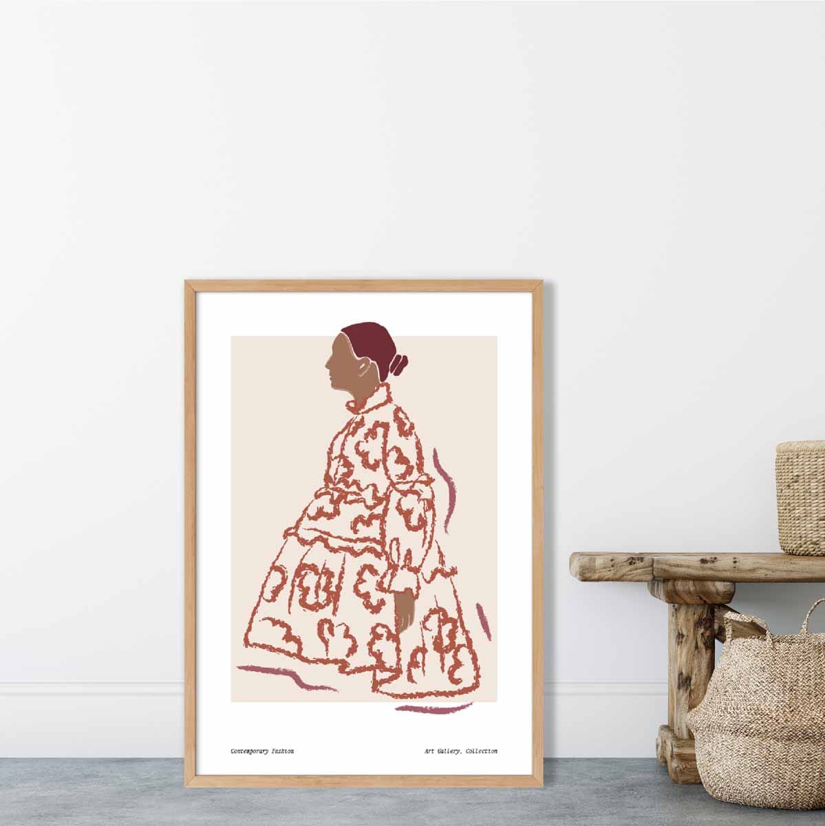 Affiche Femme de Mode Contemporaine 1