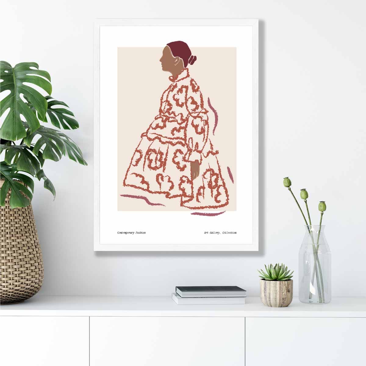 Affiche Femme de Mode Contemporaine 4