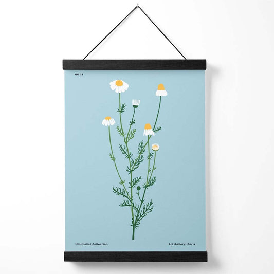 Affiche Décorative Papier Style Minimaliste Motif Marguerites - Foivo