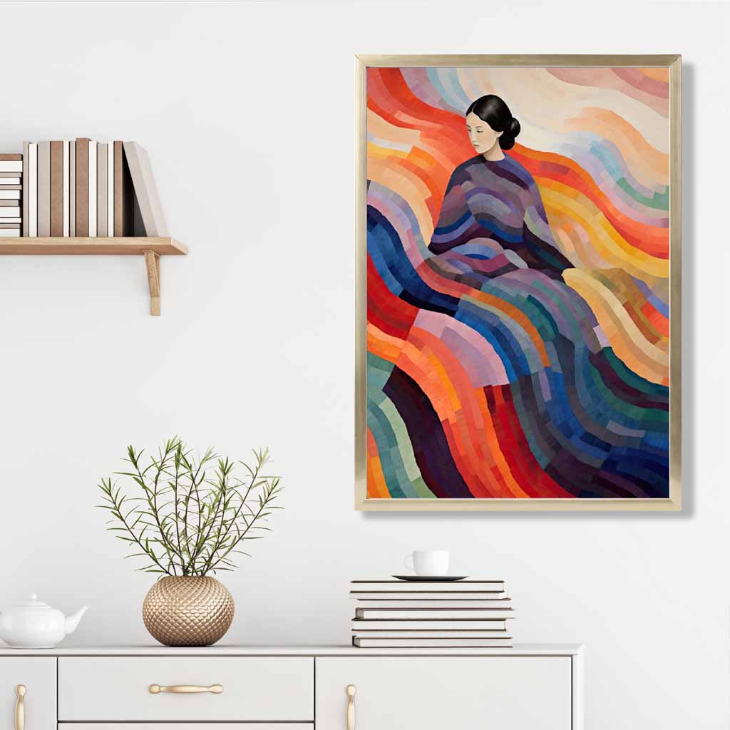 Affiche Murale Abstraite Surréaliste Colorée pour Décoration Intérieure 3
