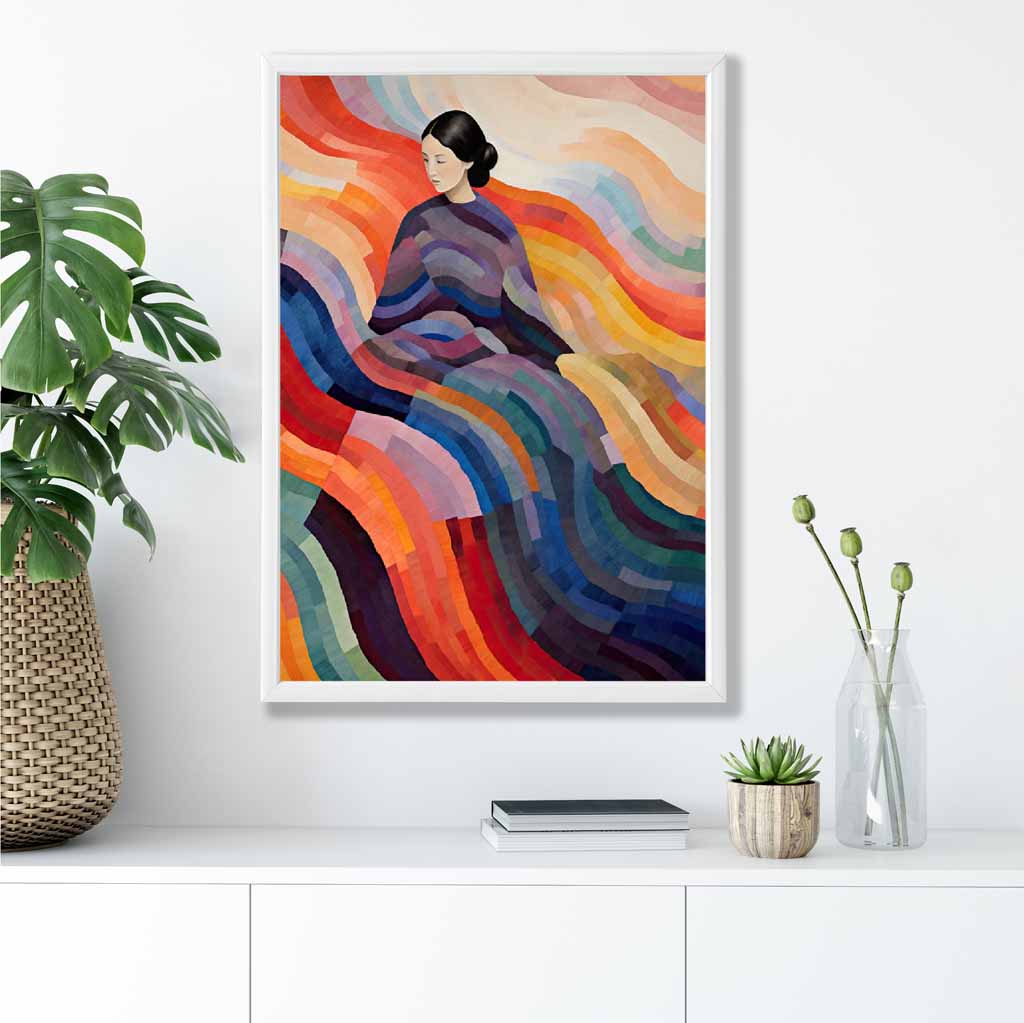 Affiche Murale Abstraite Surréaliste Colorée pour Décoration Intérieure 4