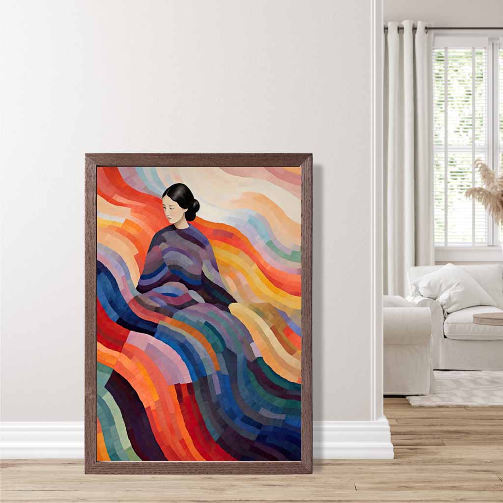 Affiche Murale Abstraite Surréaliste Colorée pour Décoration Intérieure 5