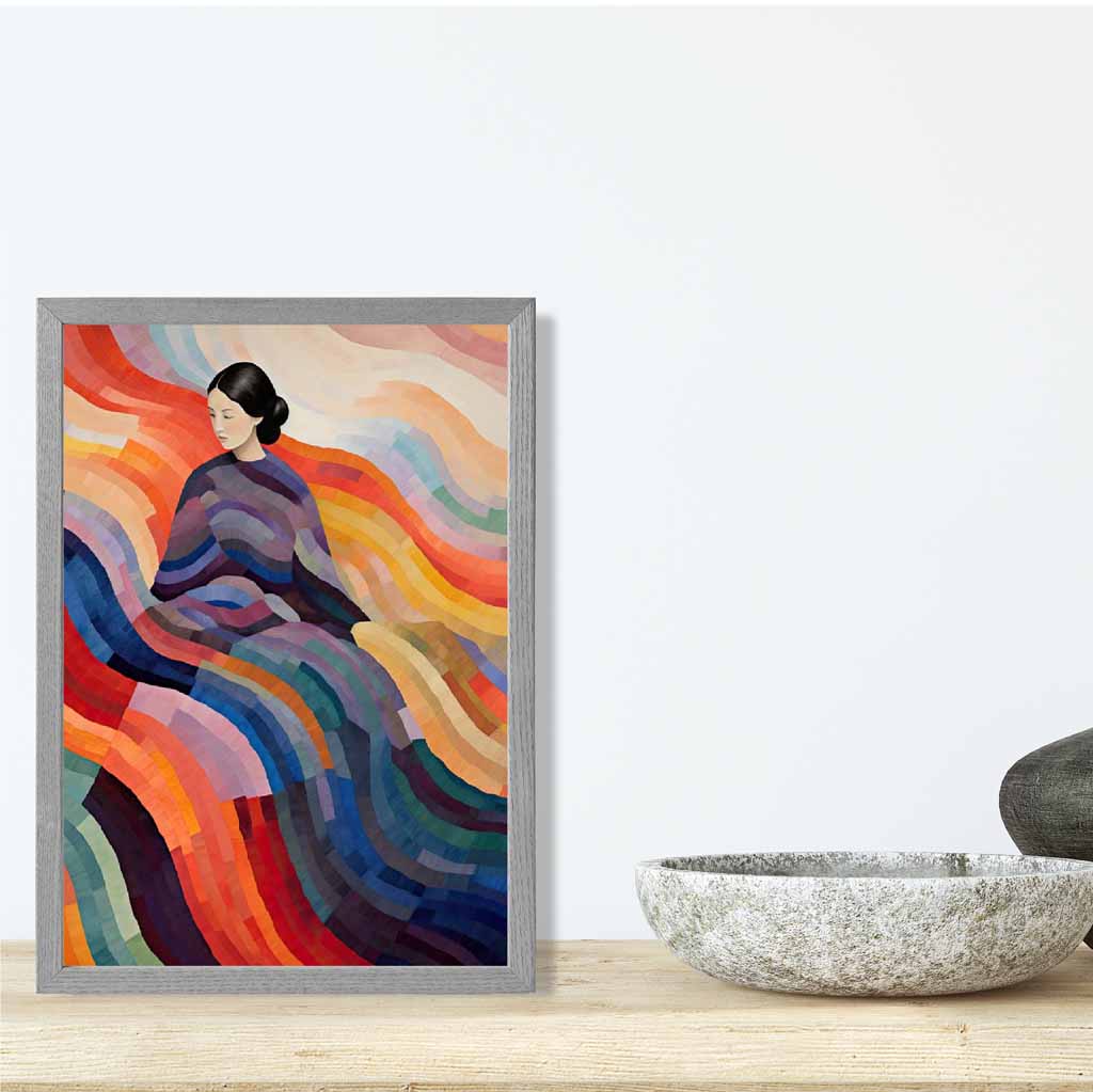 Affiche Murale Abstraite Surréaliste Colorée pour Décoration Intérieure 8
