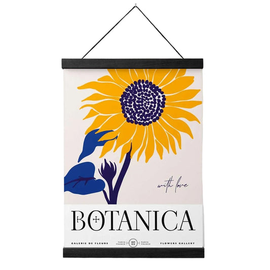 Affiche Décorative Papier avec Cintre Style Marché aux Fleurs - Foivo