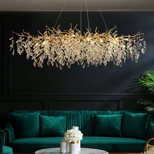 Lustre Cristal Luxe Moderne Français - Foivo