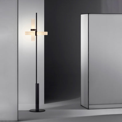 Lampe de Sol Élégante aux Lignes Pures